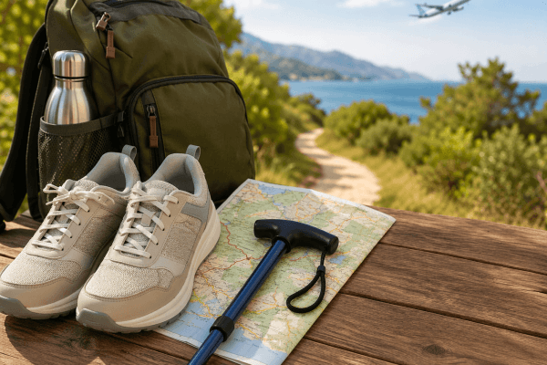 לטייל עם מפרק חדש: כללים לחזרה בטוחה להליכה, טיולים וטיסות לאחר החלפת ירך או ברך