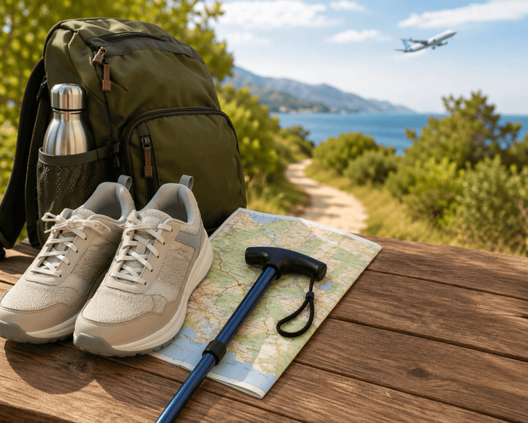 לטייל עם מפרק חדש: כללים לחזרה בטוחה להליכה, טיולים וטיסות לאחר החלפת ירך או ברך