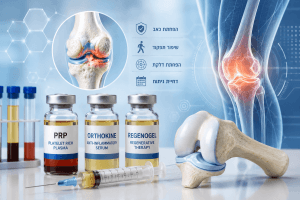 אורטוקין או PRP? ד"ר עמית רגב מסביר איך לבחור את הזריקה הביולוגית המתאימה לשחיקת סחוס